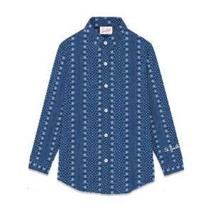 세인트바쓰 셔츠 BRIGITTE 03914F 61 INDIGO FLOWER BLUE