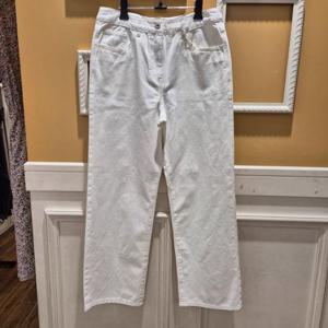 [BCBG] 비씨비지 가을25 폴 스트레이트 화이트 바지 B5C7P342