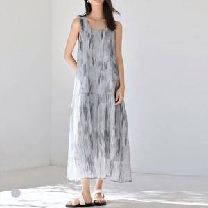 KARRA 그레이롱나시원피스_A5M0713