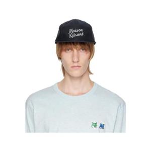 25 SS Maison Kitsune 남성 네이비 Hotel Olympia 볼캡 232389M139000