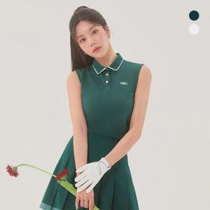 [와이드앵글] CO 백프린팅 폴로 슬리브리스 L_WWM25281