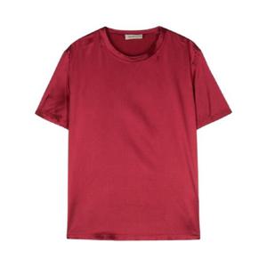 25 SS Blanca Vita 크루 넥 새틴 티셔츠 TANACETO4902 TP432692771
