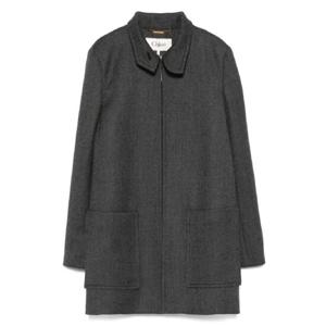 25 SS 끌로에 zip up oversize coat CH24AMA99440 TP438804728