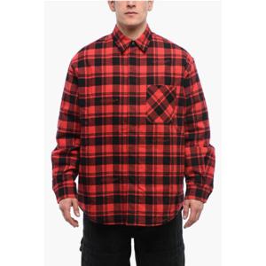 오프화이트 긴팔 셔츠 OMES003C99 FAB001 8500 Red