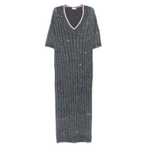 25 SS Brunello Cucinelli V넥 드레스 MB993MP906C159 TP438816377