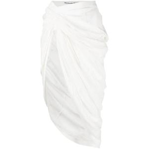25 SS 알렉산더왕 asymmetric midi skirt 1CC1235250102 TP438834636