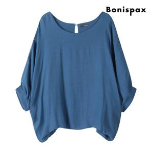 보니스팍스  루즈핏 7부 소매 쿨 블라우스 (XP6SH002M0)