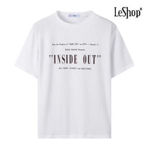 [르샵] 인사이드 아웃 레터링 티셔츠 (BP6TS010A)