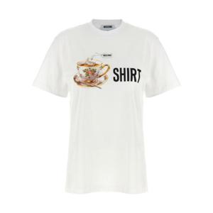 모스키노 반팔 티셔츠 V072255411001 Multicolor
