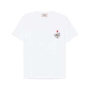 알레산드로 엔리케즈 반팔 티셔츠 S100000BEE WHITE