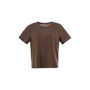 마제스틱필라쳐 반팔 티셔츠 E25M011FTS570 627 BROWN