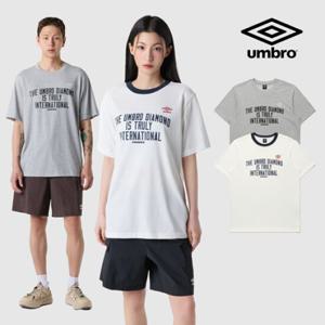 [엄브로] 레터링 링거 반팔 티셔츠 UQ321CRS76