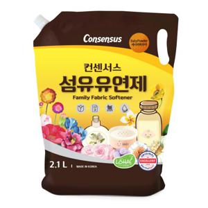 컨센서스 표준형 순한 섬유유연제 베이비파우더 2.1L (리필)