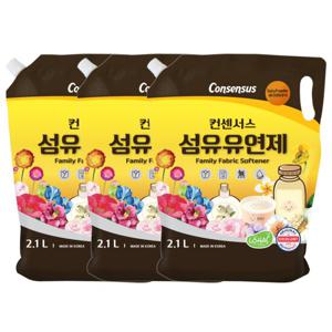 컨센서스 섬유유연제 베이비파우더(리필) 2.1L x3