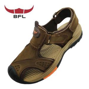[스카이마루]BFL 3441 카키 남성 캐주얼 천연가죽 여름 샌들 (54