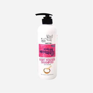 포켄스 베이비파우더 샴푸 550ml 강아지 미용/목욕