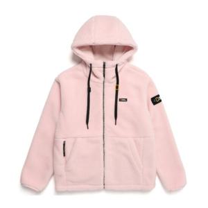 내셔널지오그래픽 N234UFJ910 코스토니 플리스 후드 집업 PINK