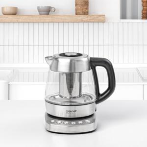 키친아트 렉스 무선 티포트 1L 전기포트 커피포트 유리 주전자 KP-310