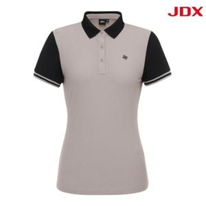 JDX 세이브존07 여성 배색 허니콤 티셔츠 X2TSV6544BE