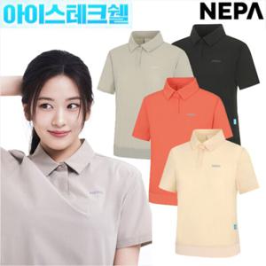 [네파][카라 폴로티셔츠](7J45202)_여성 여름 아이스 테크쉘 반팔 카라 폴로티셔츠