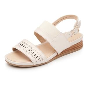 [금강제화(여성)]랜드로바 여성 웨지 샌들 LANSAC3419 화이트