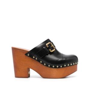 끌로에 뮬 슬리퍼 CHC24A02TLT 001 BLACK