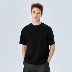 [FILA] 스트레치 FILA 로고 반팔티 (FS2RSG2G01X_BLK)