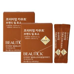 [지앤씨][GNC]뷰틱 프리미엄 카무트 브랜드 밀 효소(2g X 30포)
