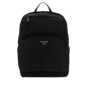 프라다 남성 블랙 나일론 백팩 2VZ1042DMG F0002