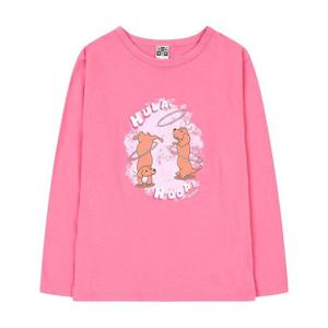 [봉통] 여아 강아지 프린트 핑크 탑 (BUF21TR22N_DP)