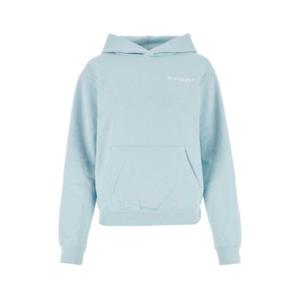 스포티앤리치 후드 티셔츠 761000 Free Baby Blue White
