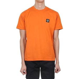 스톤 아일랜드 반팔 티셔츠 801524113V0032 ORANGE DOM