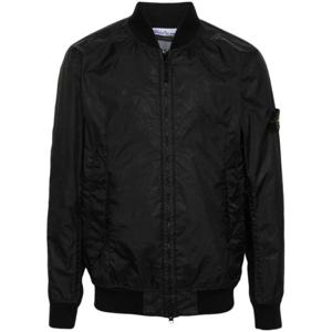 스톤 아일랜드 가죽 자켓 801541223 V0029 Black