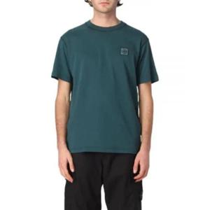 스톤 아일랜드 반팔 티셔츠 101523757V0053 BOTTLE GREEN DOM