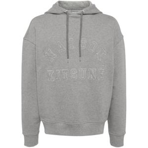 메종키츠네 후드 티셔츠 NM00702KM0326 H131 Med Gray MEDIUM GR