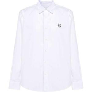 메종키츠네 긴팔 셔츠 MM00412WC0026 P100 White