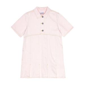 가니 미디 원피스 J1582868 Free Chalk Pink