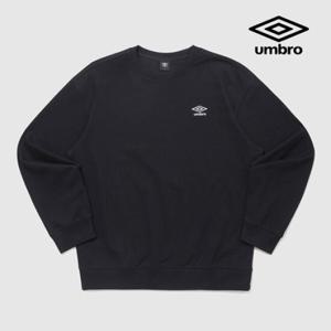 [엄브로] 에센셜 스몰로고 맨투맨 UQ123CFS19 BLK