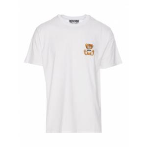[MOSCHINO] 남성 티셔츠 테디 베어 로고 072370410001 화이트 /8