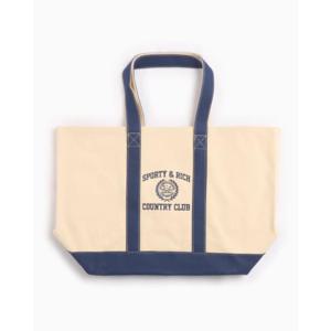 스포티앤리치 숄더백 BA006516218BE06 CREAM NAVY DOM
