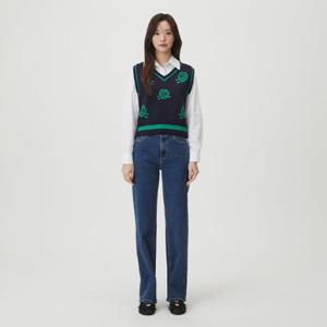 플라스틱아일랜드  릴렉스 롱 데님 팬츠 (PR7DP202)