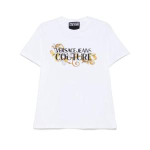 베르사체 반팔 티셔츠 78GAHC05 CJ01C G03 WHITE