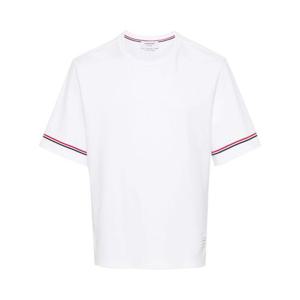 톰브라운 반팔 티셔츠 MJS282AJ0199100 WHITE DOM