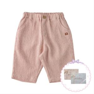 [밍크뮤HP]25년S S(OR)코지핀스트라이프7부팬츠 (35315-411-02)