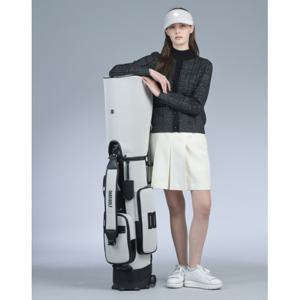 닥스 골프 여성 25SS CANVAS 여성 캔버스 트롤리 골프 캐디백 DNGF5E201BK