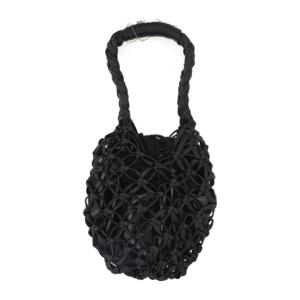 꼼데가르송 우븐 디자인 블랙 핸드백 ROK203S25 1BLACK