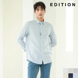 [에디션] 코튼 베이직 솔리드 린넨 셔츠 (NND2WC1992_A)