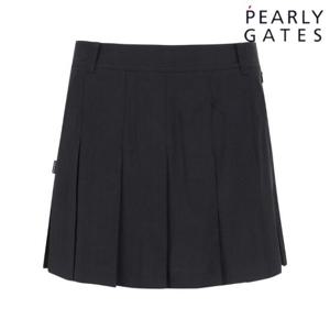 파리게이츠 (521E1PC301BK) 여성 백 밴딩 플리츠 큐롯 스커트