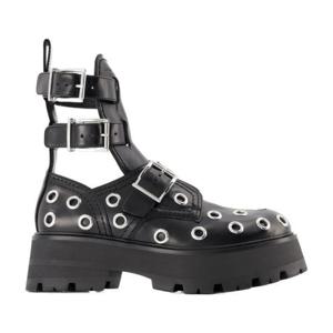 알렉산더 맥퀸 부츠 733046WIC781081 1081 BLACK SILVER black