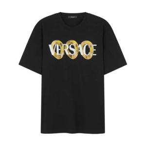 베르사체 반팔 티셔츠 10133021A13401 2B510 BLACK PRINT 2B510